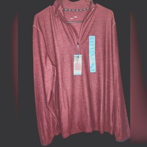 Mens Gap Fit Active Half Zip Mockneck. Stretch knit. Layering Essential NWT